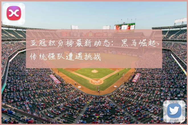 亚冠积分榜最新动态：黑马崛起，传统强队遭遇挑战